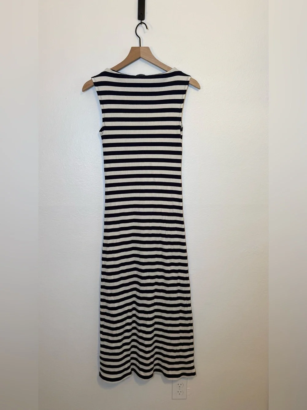J.crew Knit boatneck midi dress in stripe - Picture 7 of 8